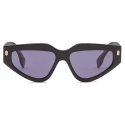 Fendi - Fendi Roma - Occhiali da Sole Cat Eye - Nero - Occhiali da Sole - Fendi Eyewear