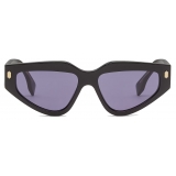 Fendi - Fendi Roma - Occhiali da Sole Cat Eye - Nero - Occhiali da Sole - Fendi Eyewear