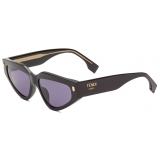 Fendi - Fendi Roma - Occhiali da Sole Cat Eye - Nero - Occhiali da Sole - Fendi Eyewear