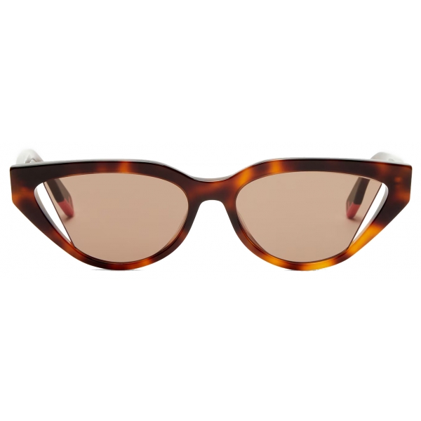 Fendi - Fendi Way - Occhiali da Sole Cat Eye - Marrone - Occhiali da Sole - Fendi Eyewear