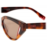 Fendi - Fendi Way - Cat Eye Sunglasses - Brown - Sunglasses - Fendi Eyewear