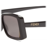 Fendi - Fendi Way - Occhiali da Sole Rettangolare - Nero - Occhiali da Sole - Fendi Eyewear