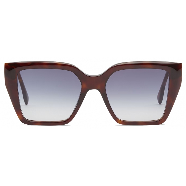 Fendi - FF Diamonds - Oversize Square Sunglasses - Brown - Sunglasses - Fendi Eyewear