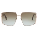 Fendi - FF Diamonds - Oversize Square Sunglasses - Grey - Sunglasses - Fendi Eyewear