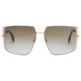 Fendi - FF Diamonds - Oversize Square Sunglasses - Grey - Sunglasses - Fendi Eyewear