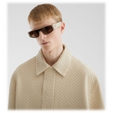 Fendi - Squared FF - Mask Sunglasses - Beige - Sunglasses - Fendi Eyewear