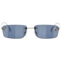 Fendi - Fendi First Crystal - Rectangular Sunglasses - Blue - Sunglasses - Fendi Eyewear