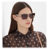 Fendi - Fendi First - Occhiali da Sole Rettangolare - Marrone - Occhiali da Sole - Fendi Eyewear