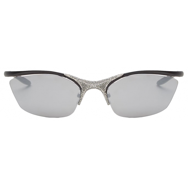 Fendi - Signature - Mask Sunglasses - Grey - Sunglasses - Fendi Eyewear