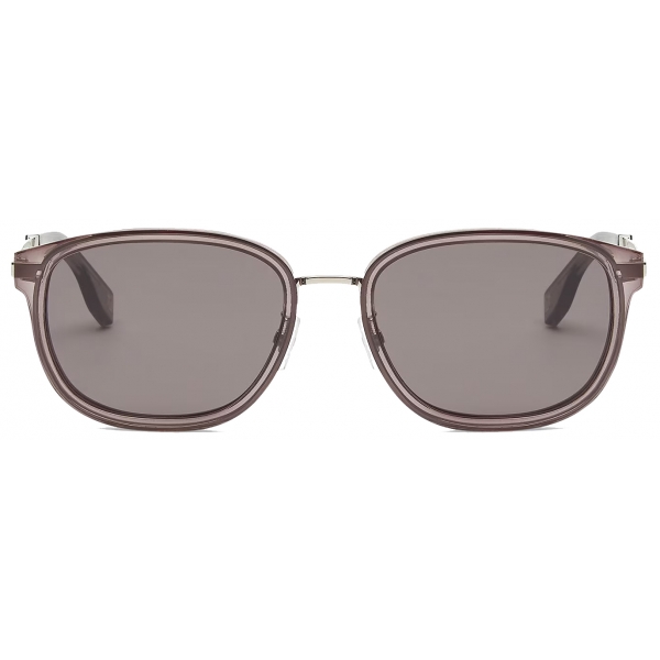 Fendi - Fendi Travel - Occhiali da Sole Rotondi - Grigio - Occhiali da Sole - Fendi Eyewear