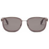 Fendi - Fendi Travel - Occhiali da Sole Rotondi - Grigio - Occhiali da Sole - Fendi Eyewear