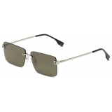 Fendi - Fendi Sky - Rectangular Sunglasses - Green - Sunglasses - Fendi Eyewear