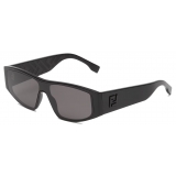 Fendi - Squared FF - Occhiali da Sole a Maschera - Nero - Occhiali da Sole - Fendi Eyewear