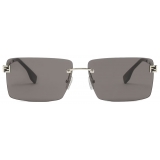 Fendi - Fendi Sky - Occhiali da Sole Rettangolare - Grigio - Occhiali da Sole - Fendi Eyewear