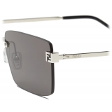 Fendi - Fendi Sky - Rectangular Sunglasses - Grey - Sunglasses - Fendi Eyewear