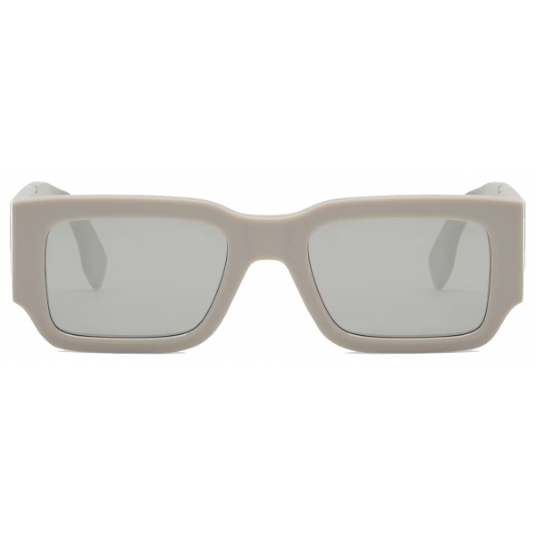 Fendi - Fendi Diagonal - Rectangular Sunglasses - Grey - Sunglasses - Fendi Eyewear