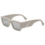 Fendi - Fendi Diagonal - Rectangular Sunglasses - Grey - Sunglasses - Fendi Eyewear