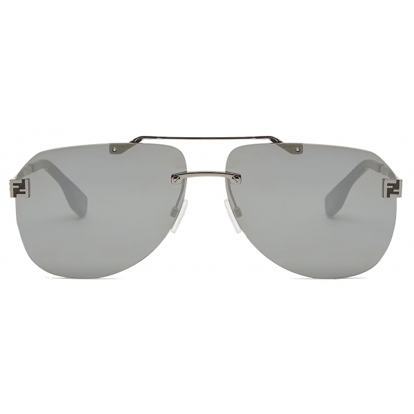 Fendi - Fendi Sky - Occhiali da Sole Pilota - Grigio - Occhiali da Sole - Fendi Eyewear