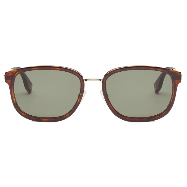 Fendi - Fendi Travel - Round Sunglasses - Green - Sunglasses - Fendi Eyewear