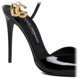 Dolce & Gabbana - Black DG Logo Slingbacks - Dolce & Gabbana Exclusive Luxury Collection