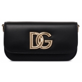 Dolce & Gabbana - Borsa a Tracolla Nera da 3,5 Pollici - Dolce & Gabbana Exclusive Luxury Collection