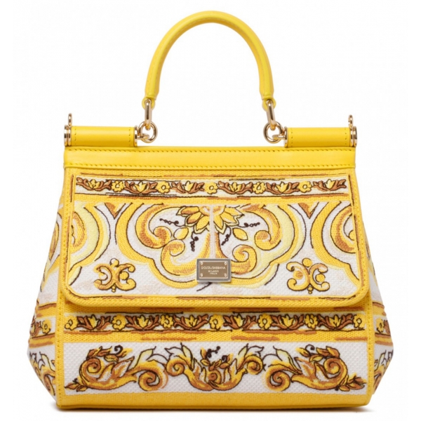 Dolce & Gabbana - Borsa a Mano Media Sicily - Dolce & Gabbana Exclusive Luxury Collection