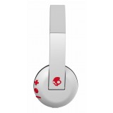 Skullcandy - Uproar - White / Gray - Bluetooth Wireless On-Ear Headphones with Microphone, Supreme Sound and Powerful Bass