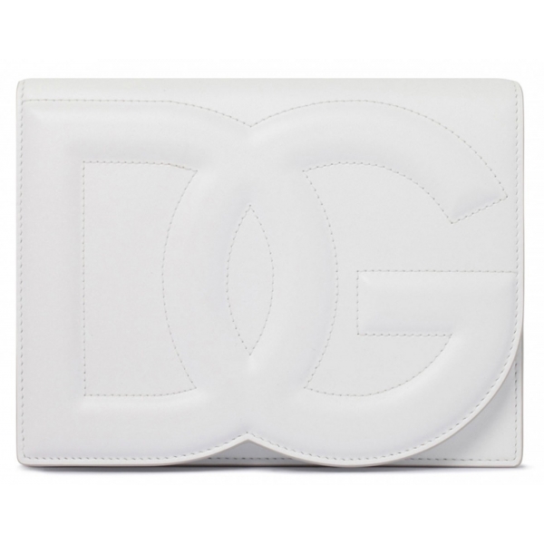 Dolce & Gabbana - Borsa a Tracolla con Logo DG Bianco - Dolce & Gabbana Exclusive Luxury Collection