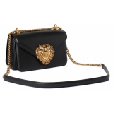 Dolce & Gabbana - Black Devotion Shoulder Bag - Dolce & Gabbana Exclusive Luxury Collection