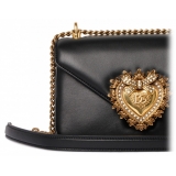 Dolce & Gabbana - Black Devotion Shoulder Bag - Dolce & Gabbana Exclusive Luxury Collection