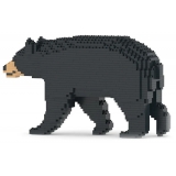 Jekca - Black Bear 01 - Big - Lego - Sculpture - Construction - 4D - Brick Animals - Toys