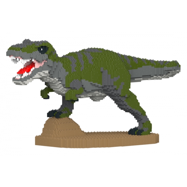 Jekca - T-Rex 02-M01 - Big - Lego - Scultura - Costruzione - 4D - Animali di Mattoncini - Toys