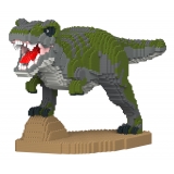 Jekca - T-Rex 02-M01 - Big - Lego - Sculpture - Construction - 4D - Brick Animals - Toys