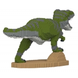 Jekca - T-Rex 02-M01 - Big - Lego - Sculpture - Construction - 4D - Brick Animals - Toys