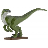 Jekca - Velociraptor 01-M01 - Big - Lego - Sculpture - Construction - 4D - Brick Animals - Toys