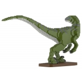 Jekca - Velociraptor 01-M01 - Big - Lego - Sculpture - Construction - 4D - Brick Animals - Toys