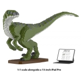 Jekca - Velociraptor 01-M01 - Big - Lego - Sculpture - Construction - 4D - Brick Animals - Toys