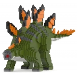 Jekca - Stegosaurus 01-M01 - Big - Lego - Sculpture - Construction - 4D - Brick Animals - Toys