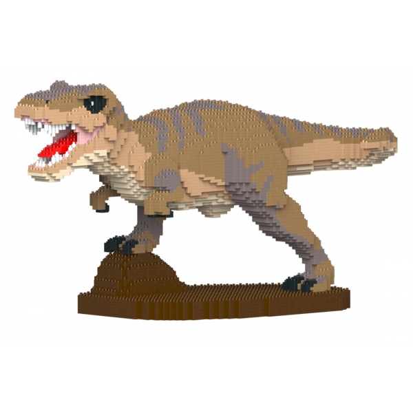 Jekca - T-Rex 02-M02 - Big - Lego - Sculpture - Construction - 4D - Brick Animals - Toys