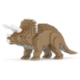 Jekca - Triceratops 01-M02 - Big - Lego - Scultura - Costruzione - 4D - Animali di Mattoncini - Toys