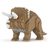 Jekca - Triceratops 01-M02 - Big - Lego - Sculpture - Construction - 4D - Brick Animals - Toys