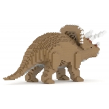 Jekca - Triceratops 01-M02 - Big - Lego - Scultura - Costruzione - 4D - Animali di Mattoncini - Toys