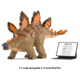 Jekca - Stegosaurus 01-M02 - Big - Lego - Scultura - Costruzione - 4D - Animali di Mattoncini - Toys