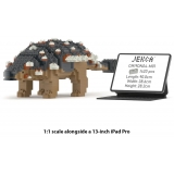 Jekca - Ankylosaurus 01-M01 - Big - Lego - Scultura - Costruzione - 4D - Animali di Mattoncini - Toys