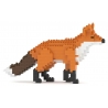 Jekca - Fox 01 - Big - Lego - Sculpture - Construction - 4D - Brick Animals - Toys
