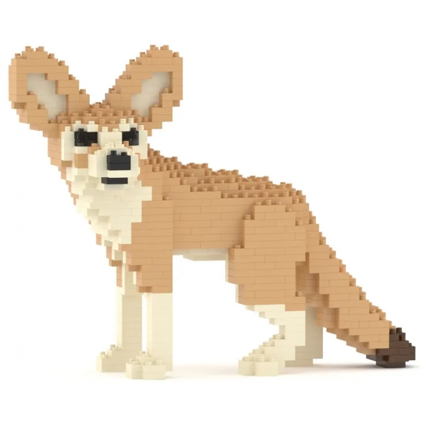 Jekca - Fennec Fox 01 - Big - Lego - Sculpture - Construction - 4D - Brick Animals - Toys