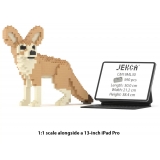 Jekca - Fennec Fox 01 - Big - Lego - Sculpture - Construction - 4D - Brick Animals - Toys