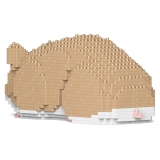 Jekca - Hamster 02-M01 - Big - Lego - Scultura - Costruzione - 4D - Animali di Mattoncini - Toys