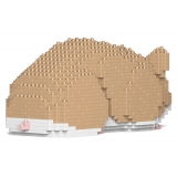 Jekca - Hamster 02-M01 - Big - Lego - Sculpture - Construction - 4D - Brick Animals - Toys