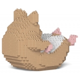 Jekca - Hamster 04-M01 - Big - Lego - Sculpture - Construction - 4D - Brick Animals - Toys